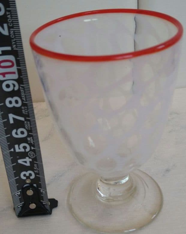 氷コップ 昭和レトロ 大正ロマン かき氷 水玉