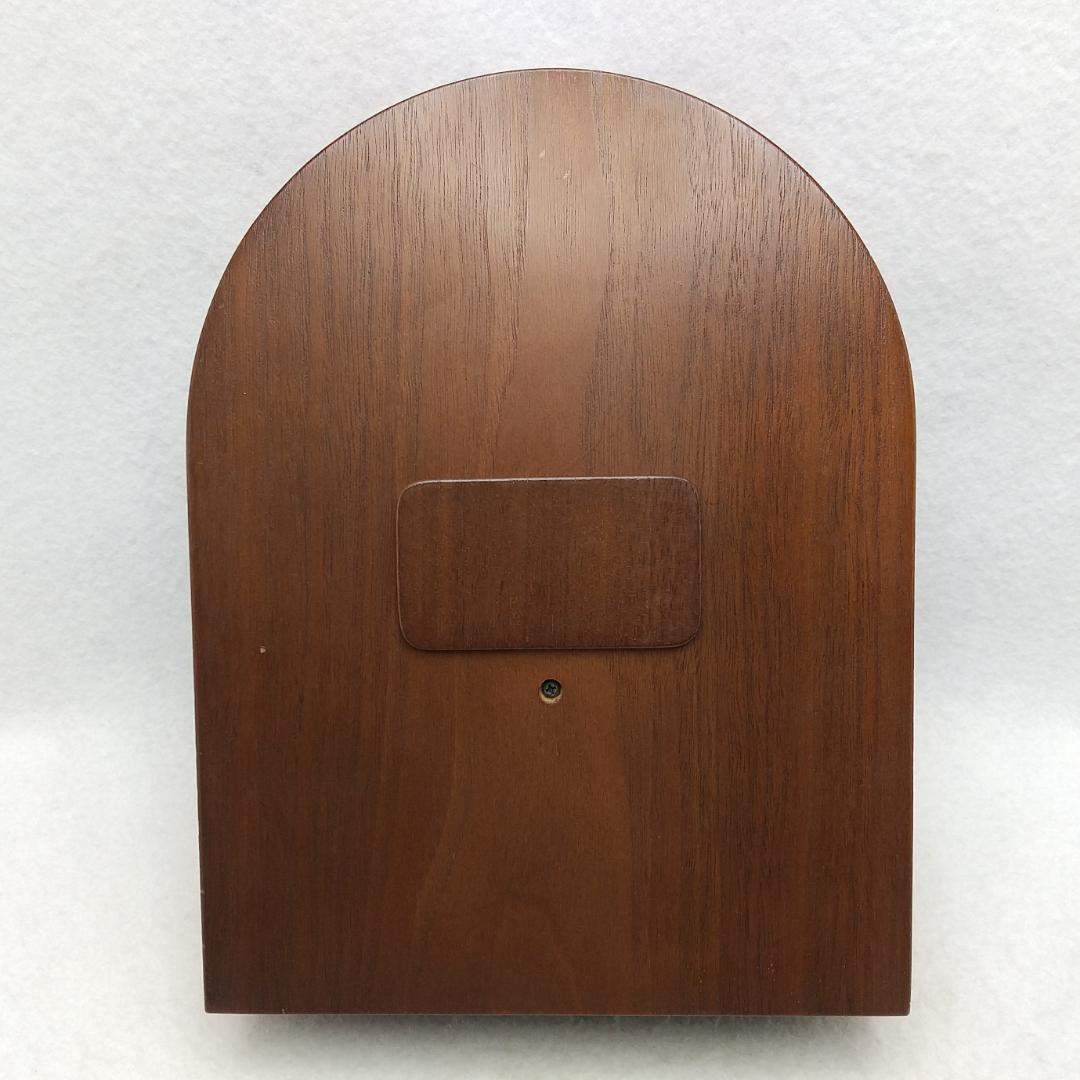 マルマン ユンハンス 電波置時計 木製 ヴィンテージ レア 動作確認済み