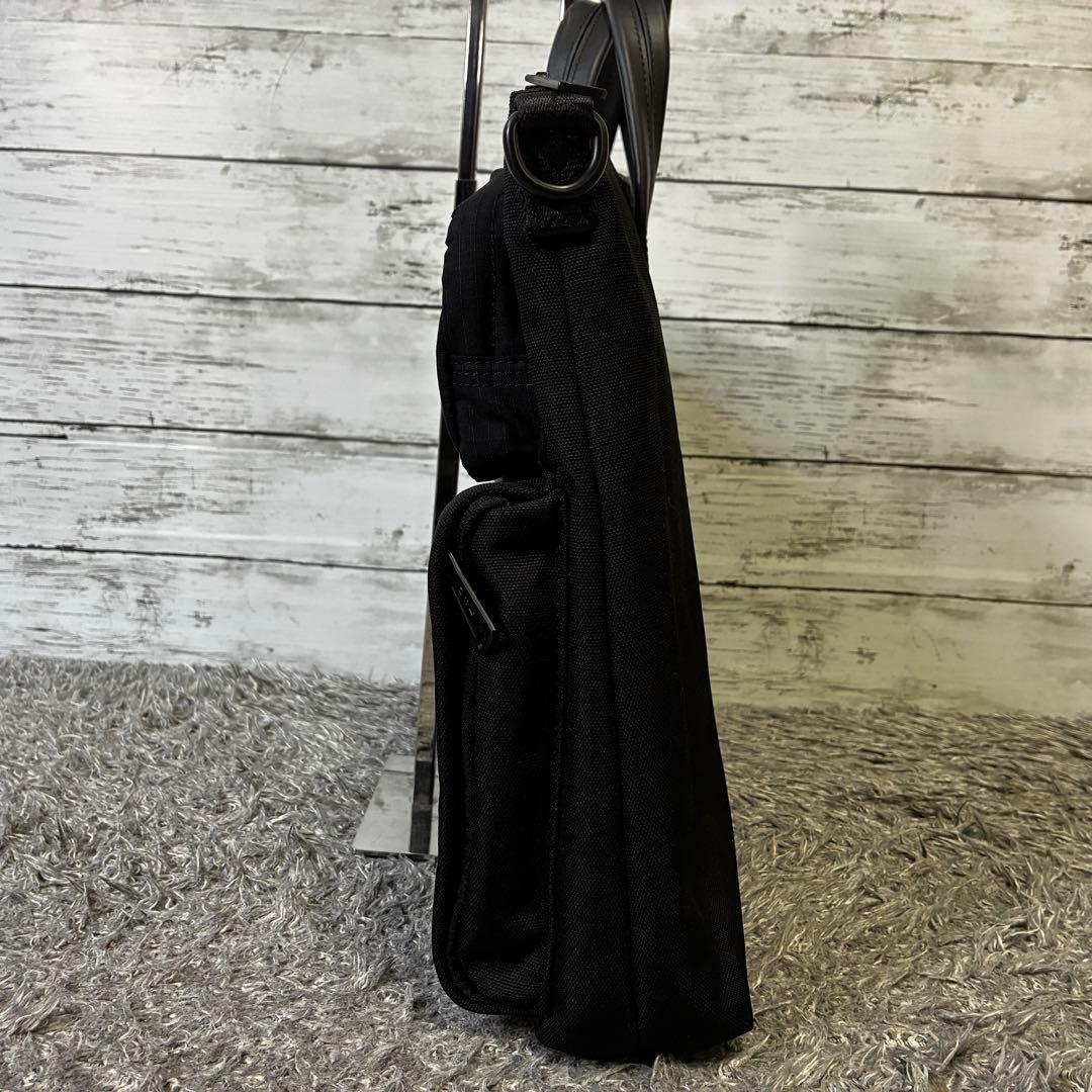 【極美品】DIESEL ディーゼル 2WAYブリーフケース 黒 PC可 レザー