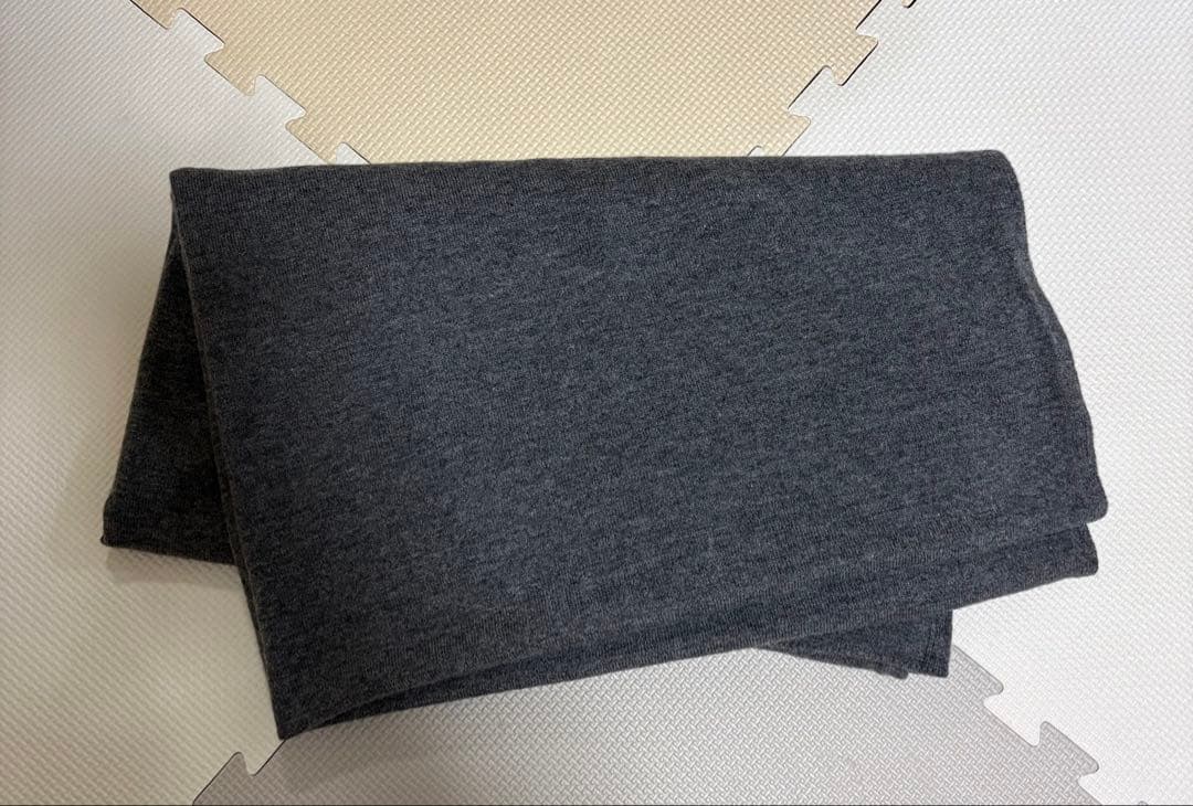 【WRAY レイ】プレミアムウールラップストール　グレー