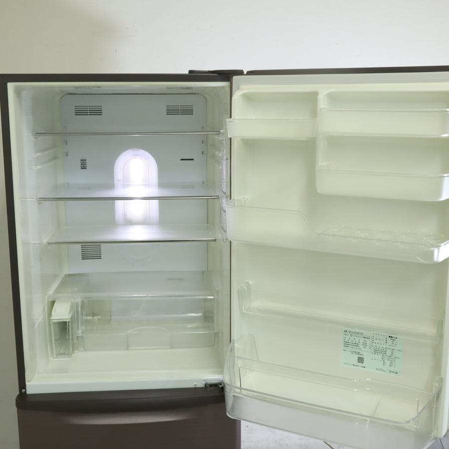 値下パナソニック 315L 3ドア 冷蔵庫 NR-C32HM-T 自動製氷 右開