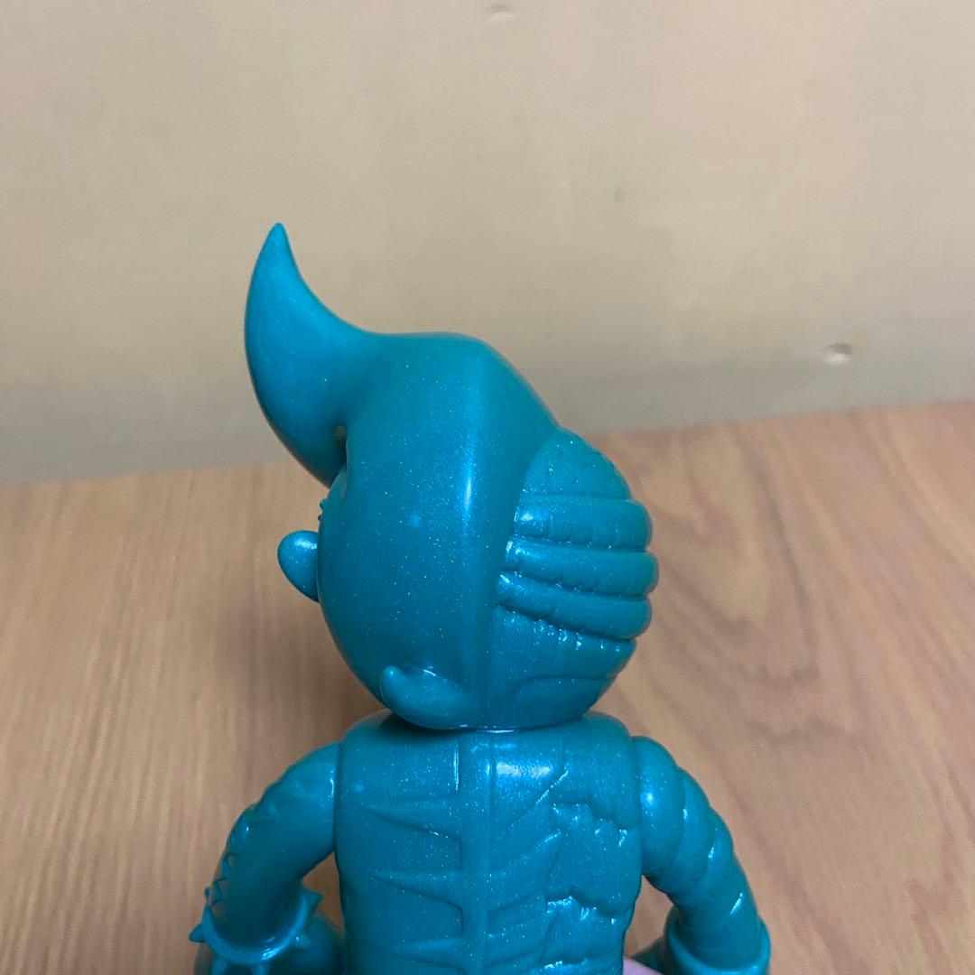 リアルへッド マッドバーバリアンズ 緑ラメ成型 未塗装 ソフビ 5416