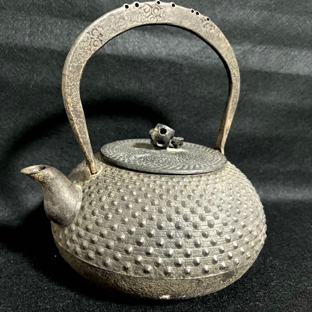 【F】南部鉄瓶　茶道　道具