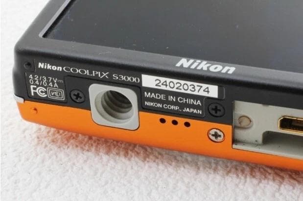 Nikon COOLPIX S3000 オレンジ コンパクトデジタルカメラ