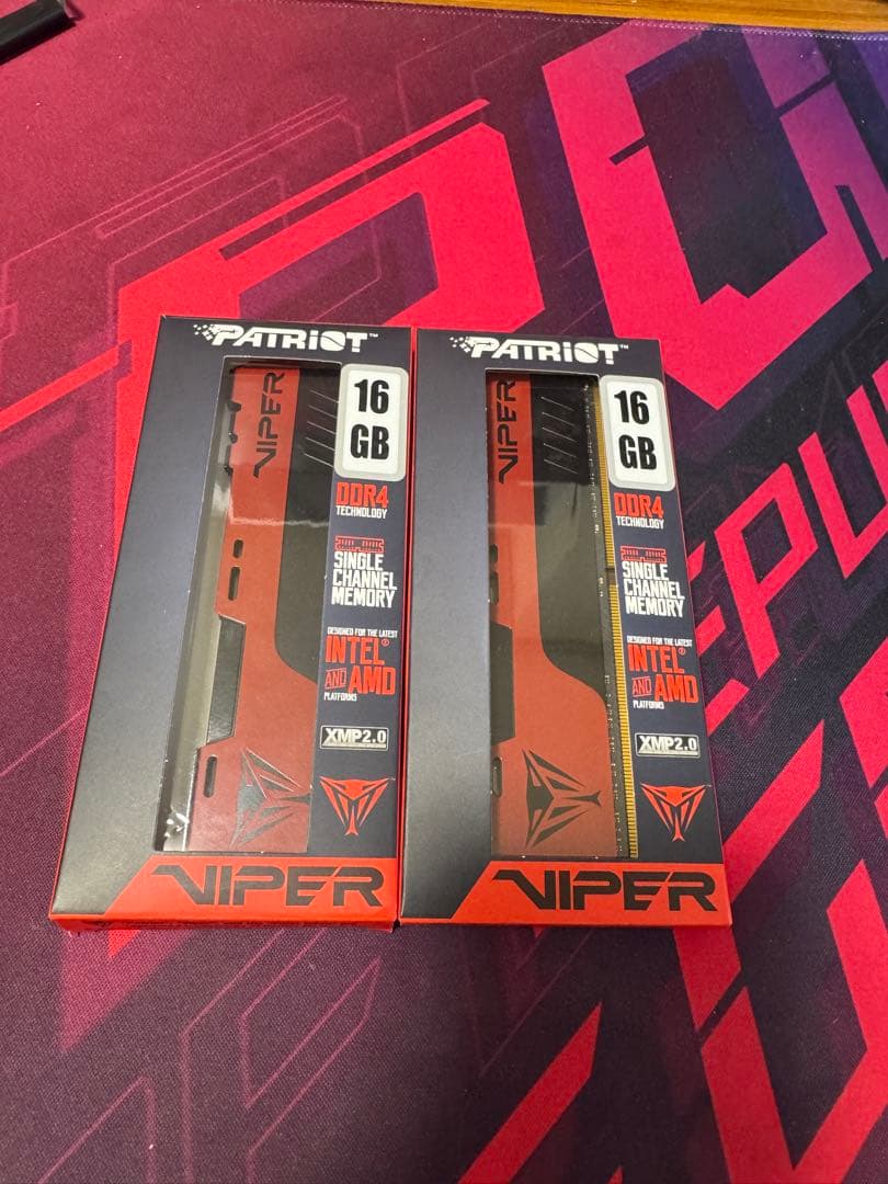 Patriot Viper DDR4 16GBx2枚 メモリー　(32GB)