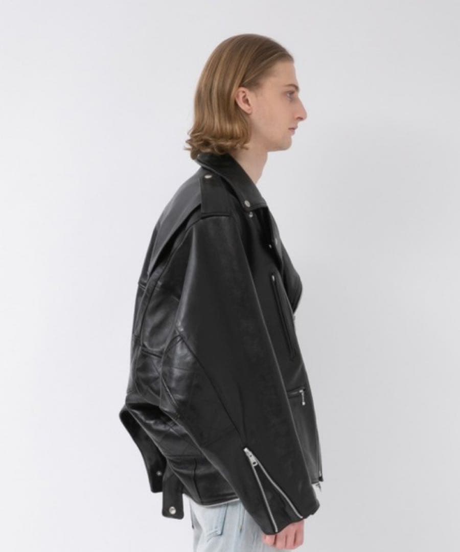 ビューティフルピープル　ライダース　ジャケット　ダブルエンド　Sサイズ　ブラック