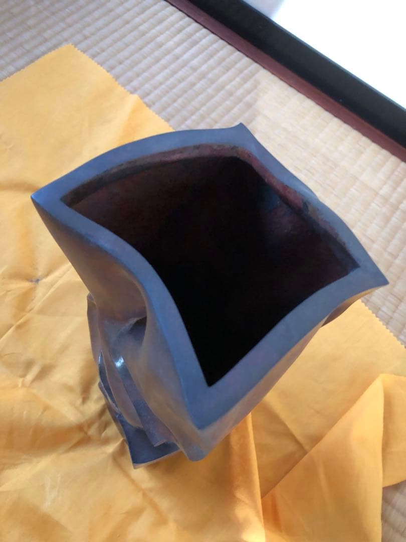 朱銅　満腔　大角勲　氏作　共箱入