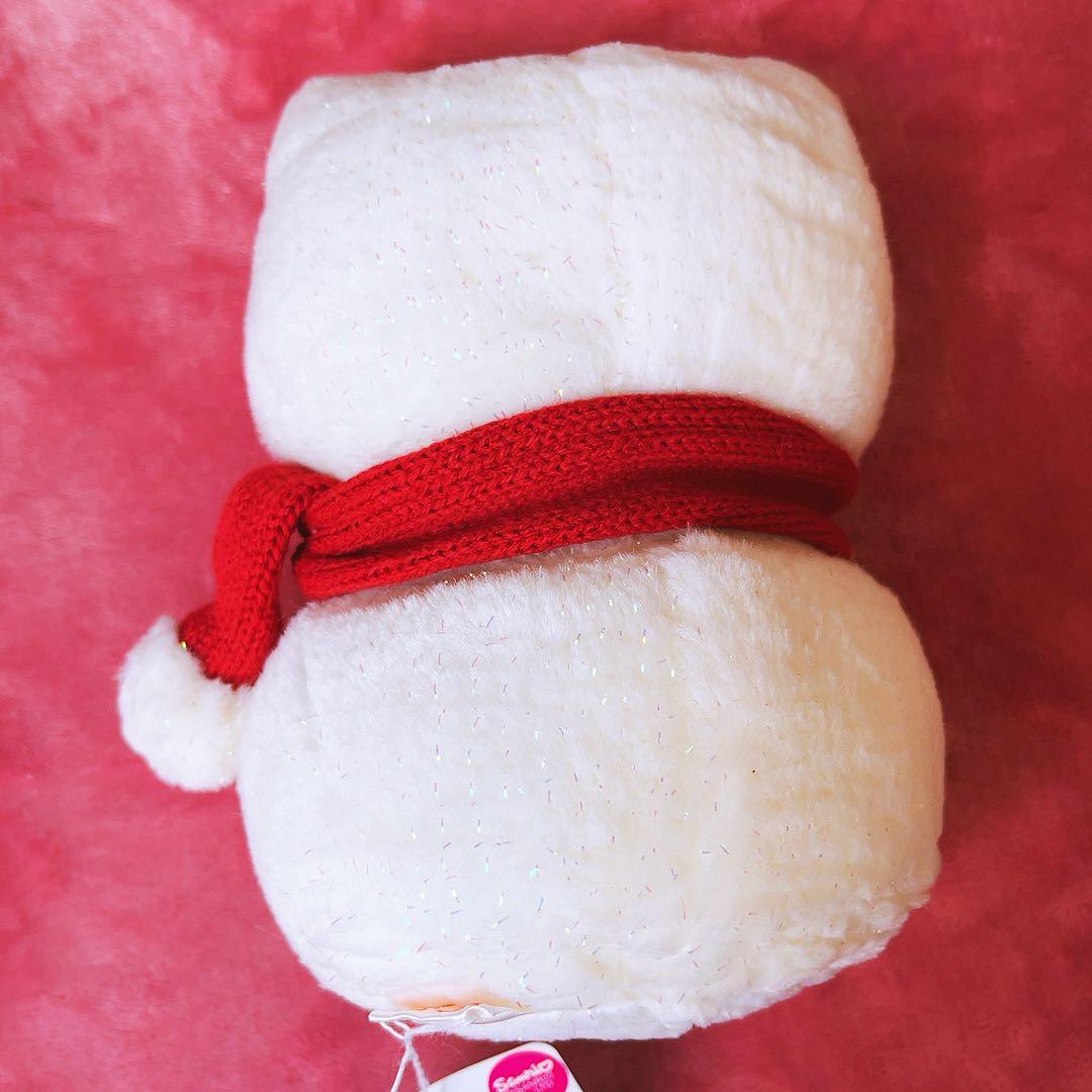 希少レア　ハローキティ　雪だるま　ぬいぐるみ　ラメ　日本限定　サンリオ　2000