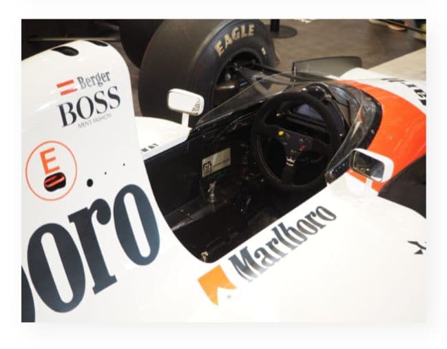 ミニチャンプス 1/18 F1 MP4/6 A.セナ　リペイント