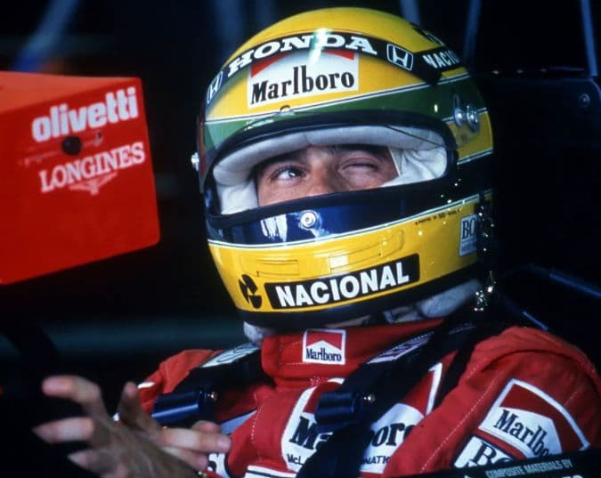 ミニチャンプス 1/18 F1 MP4/6 A.セナ　リペイント