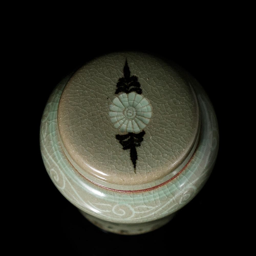 T 妙見 妙見窯 高麗写 底款 茶入 茶器 煎茶道具