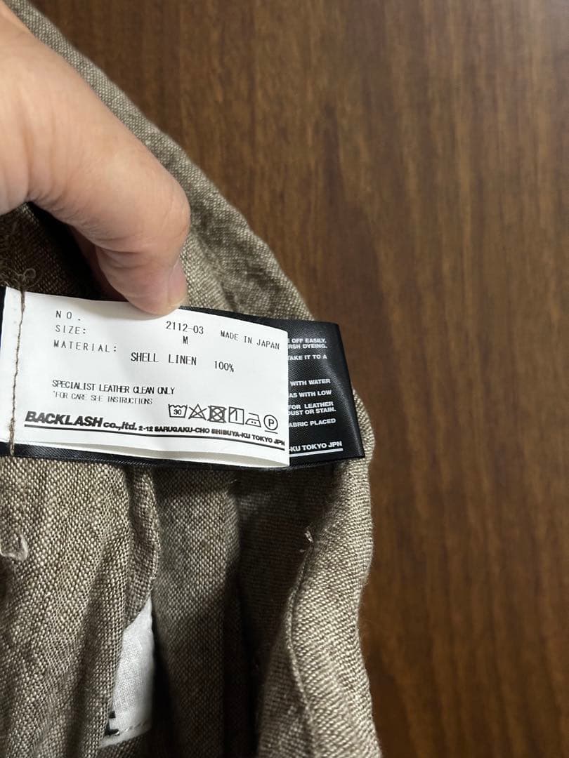 限定値下☆BACKLASH リネンサルエルサロペット ベージュM☆