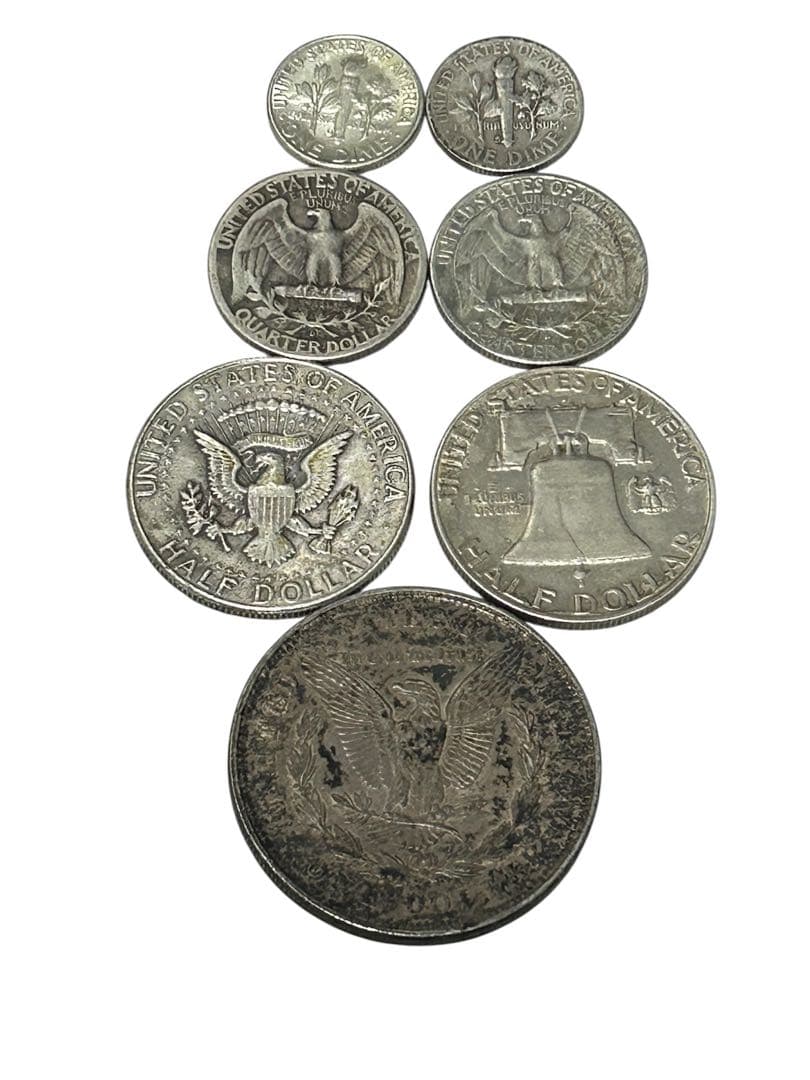アメリカ合衆国 銀貨セット モルガンダラー フランクリハーフなど