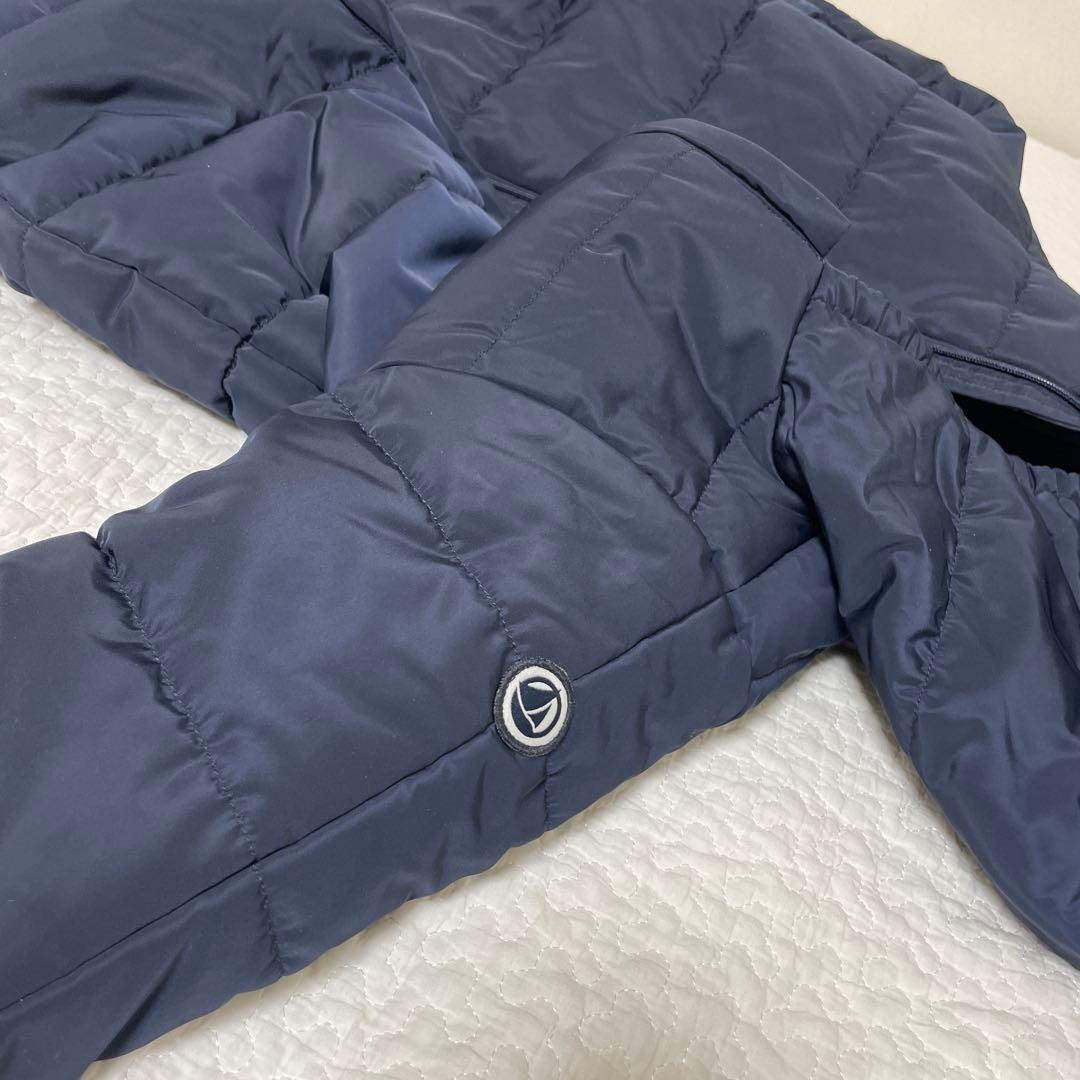 ほぼ新品【プチバトー】ネイビー ジャンプスーツ（18m／81cm）