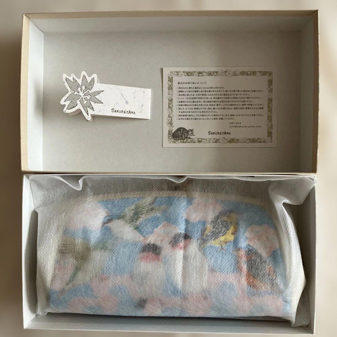 新品未使用 SAKURAYAMA 財布 鳥の声音 ウォレット がま口 鳥 トリ