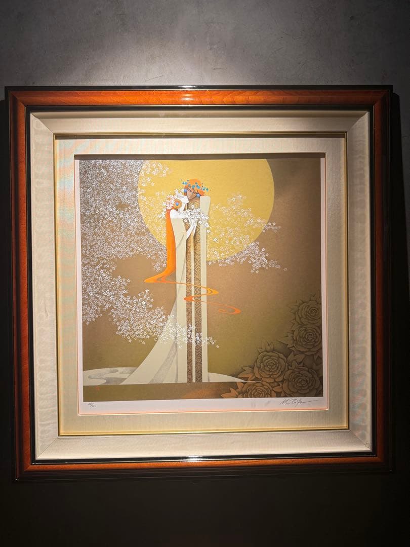 千葉政助【春の誓い】限定100 シルクスクリーン