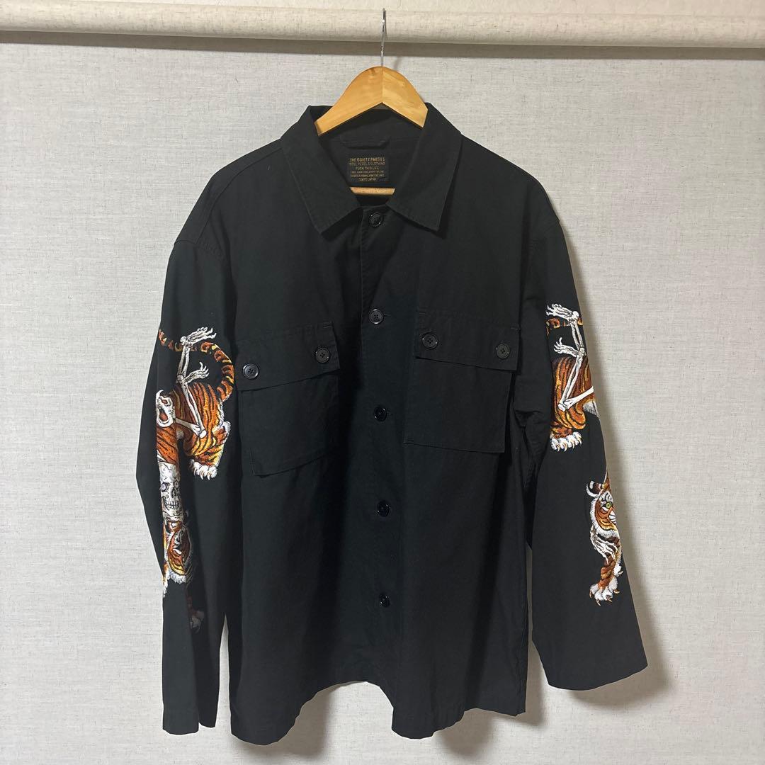 WACKO MARIA ARMY SHIRT (TYPE-2) ブラック
