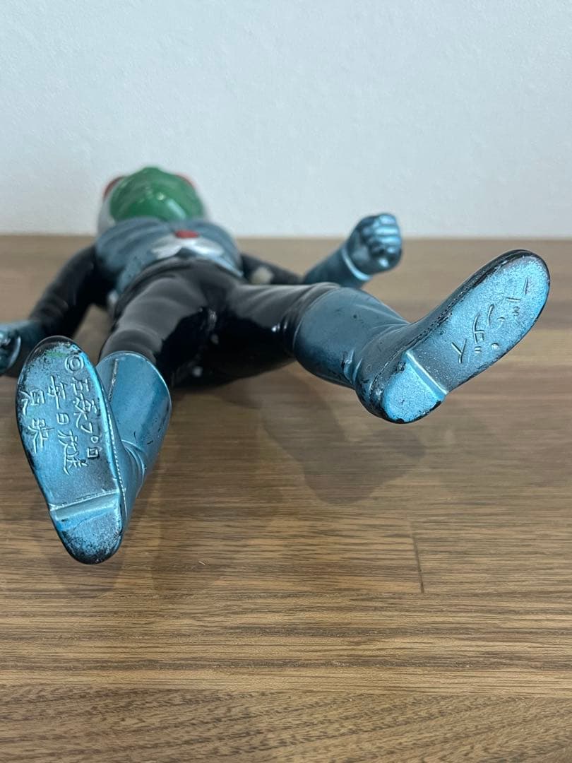 【当時物】旧バンダイ 仮面ライダー ソフビ 2体セット 約21cm 昭和レトロ