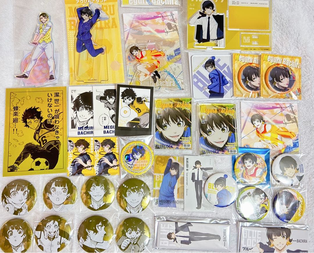ブルーロック 蜂楽廻 缶バッジ プリンセスカフェ ブルーロック展 まとめ売り