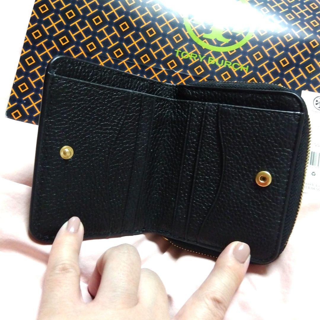 Maryさま専用Tory Burch 黒 レザー 二つ折り財布
