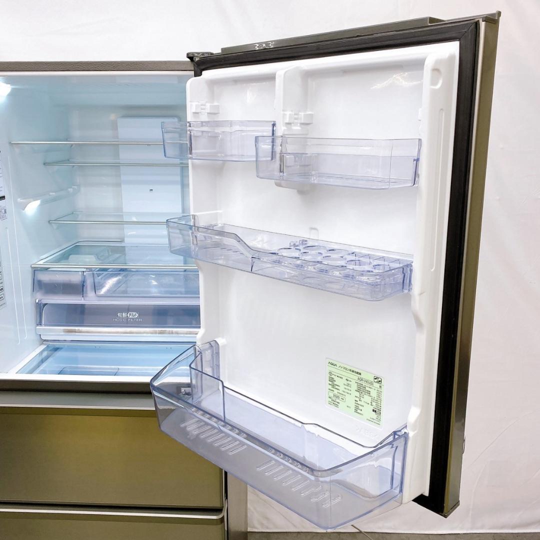 2020年製　AQUA ノンフロン冷凍冷蔵庫 AQR-V43J(S) 430L