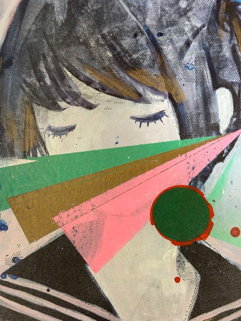 大槻香奈　「改装」　アクリル画 少女のポートレート