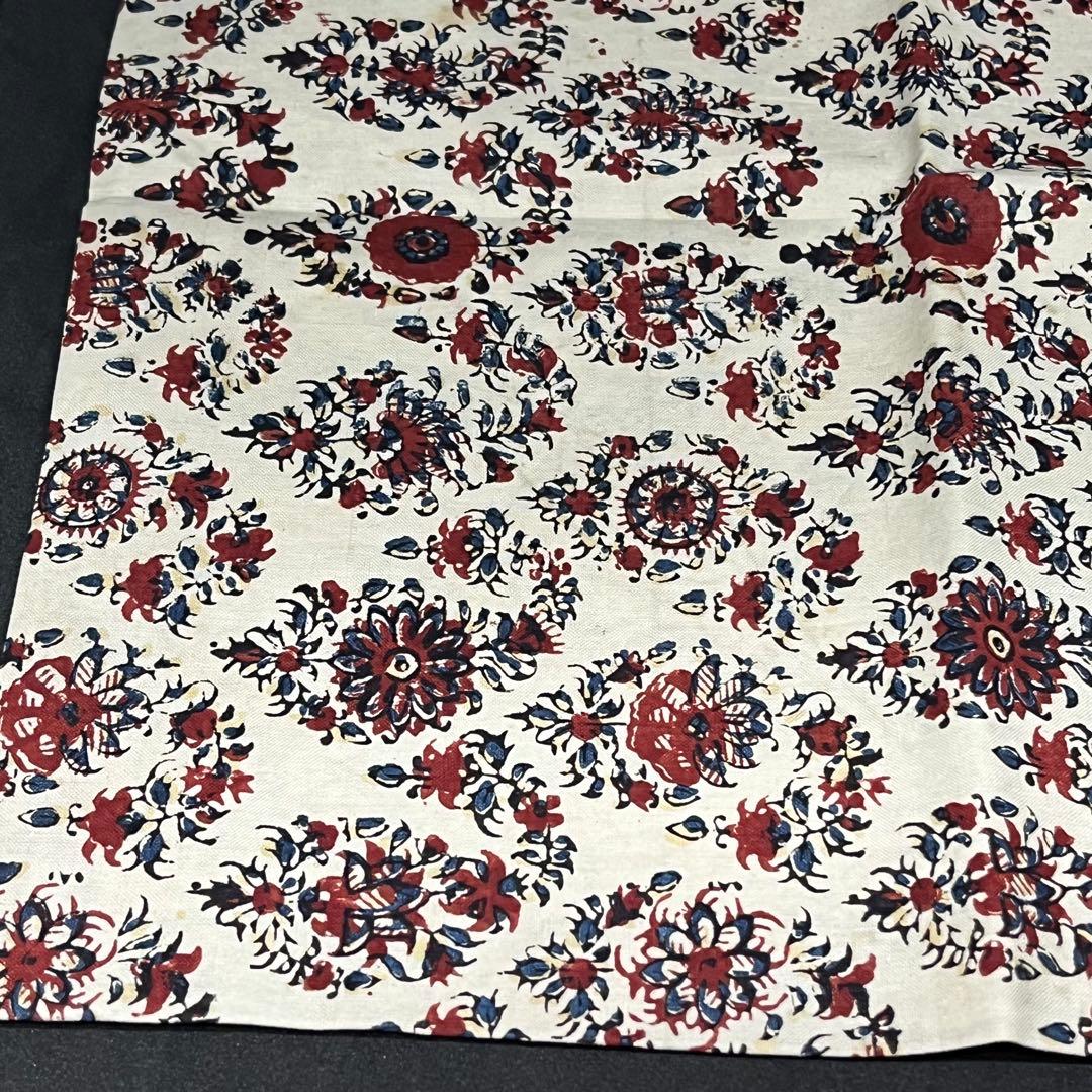 【珍品】 松莚流　帛紗　袱紗　『更紗 喫茶去』　ふくさ　共箱　煎茶　茶道具