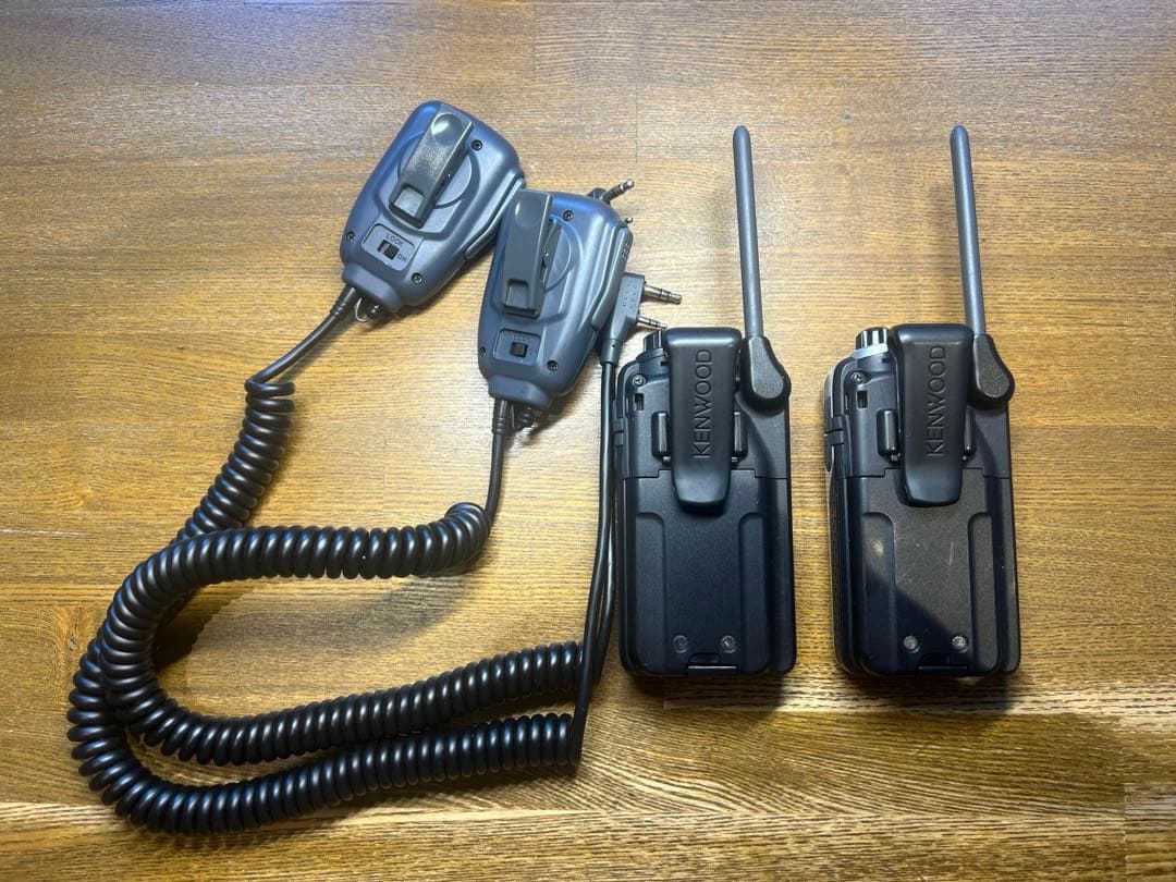 KENWOOD UBZ-LS20 トランシーバー 2台セット 黒 シルバー