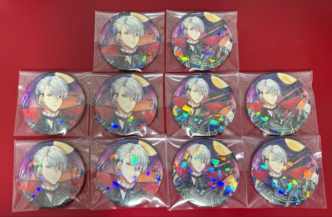 白猫プロジェクト　ジュダ　ホログラム缶バッジ　ハロウィンver. アップ 引き