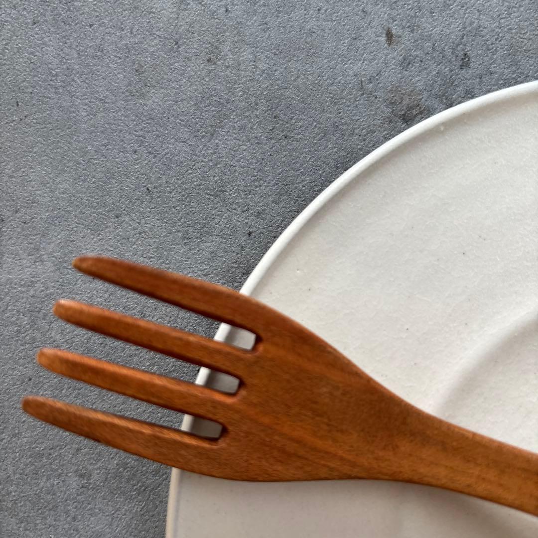 ◆希少◆アキヒロウッドワークス　スプーン＆フォーク