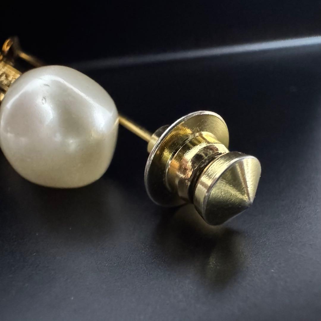 シャネル クローバーモチーフ ピンブローチ ブローチ GP ゴールド