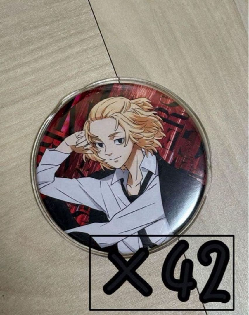 東京リベンジャーズ 東リべ 佐野万次郎 マイキー 缶バッジ 42個