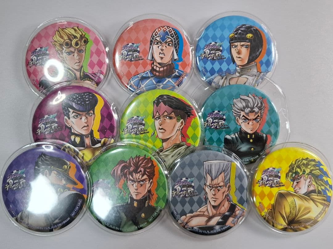 ジョジョの奇妙な冒険 ラストサバイバー 缶バッジ コンプリートセット＋α
