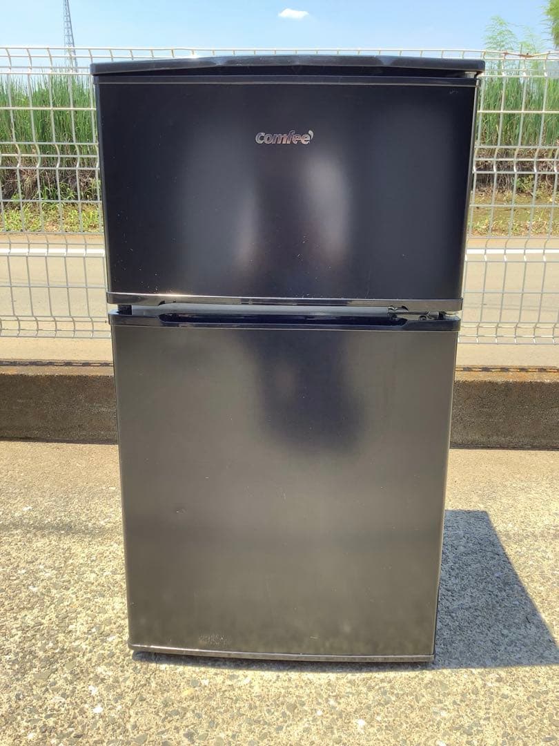 【高年式】comfee 2ドア冷蔵庫 RCT90BL(E) 90L 2022年製