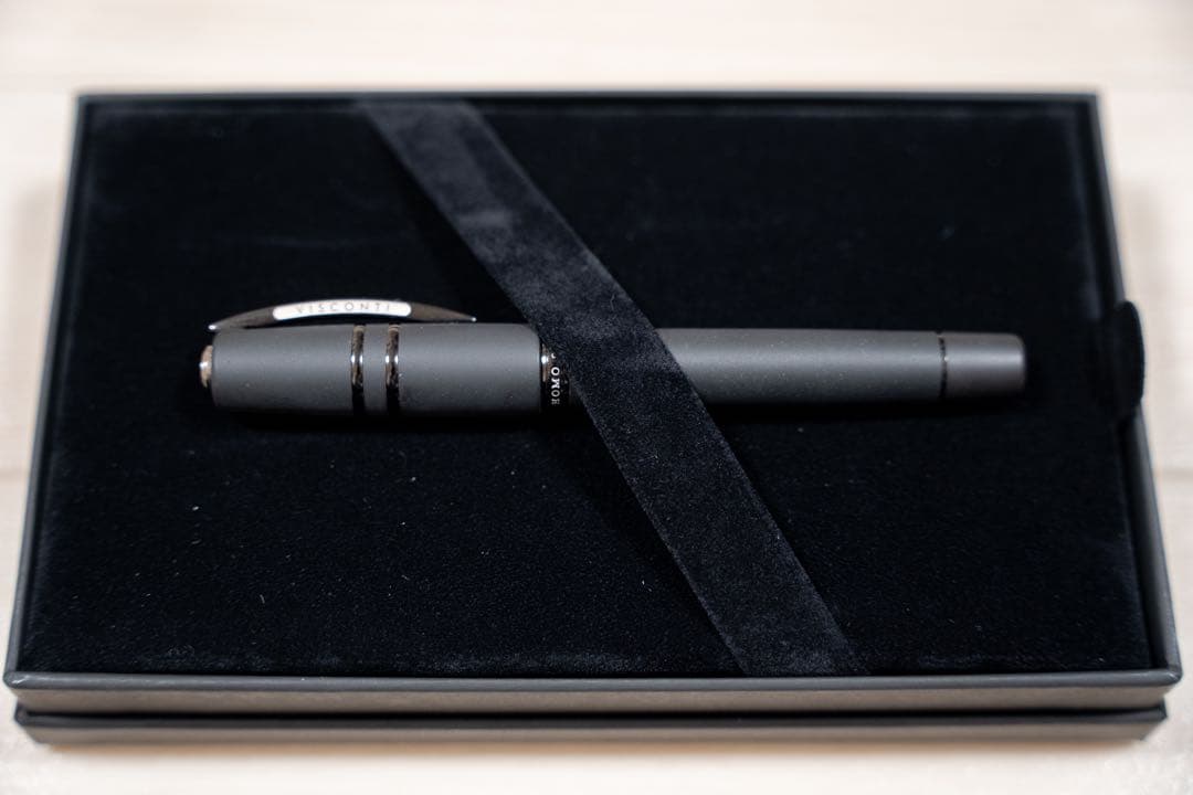 【最終価格】VISCONTI 万年筆　ホモサピエンス EF ダークエイジ