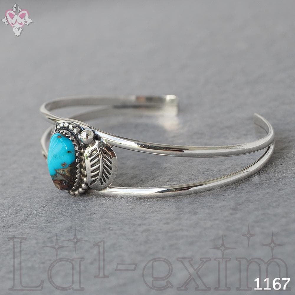 大粒 ナゲット ターコイズ インディアンジュエリー ナバホ族 シルバー バングル