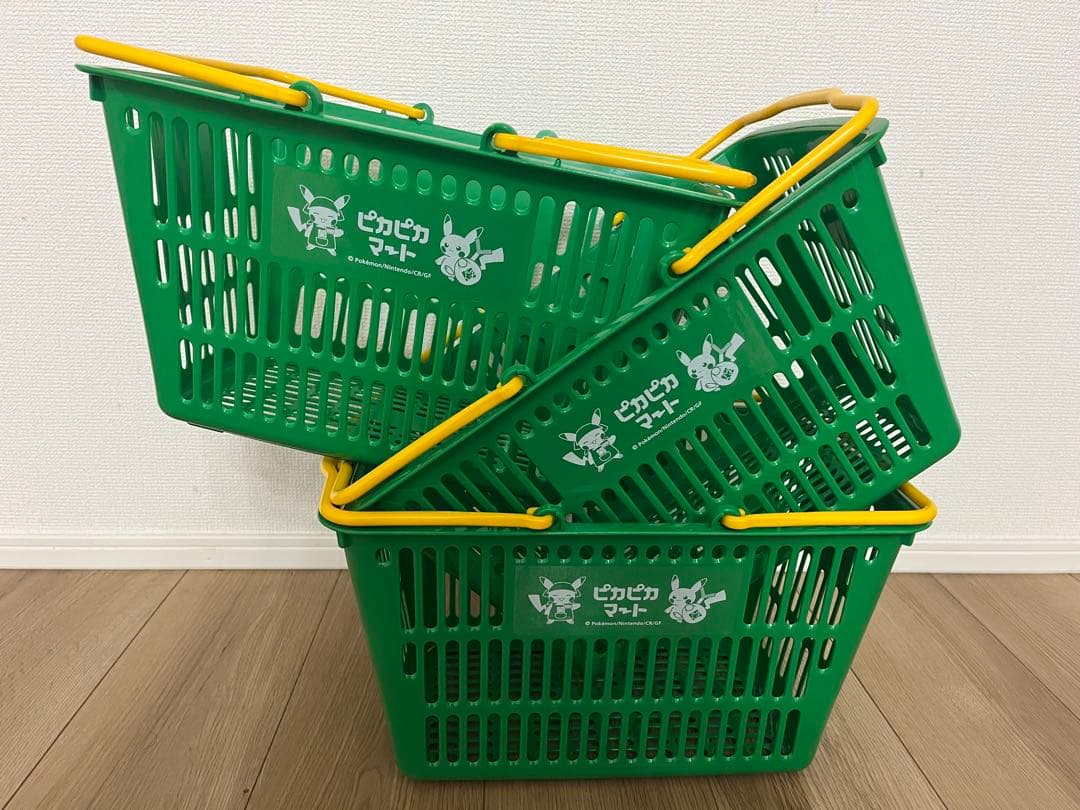 【3個セット】ポケモンセンター ピカピカマート バスケット かご