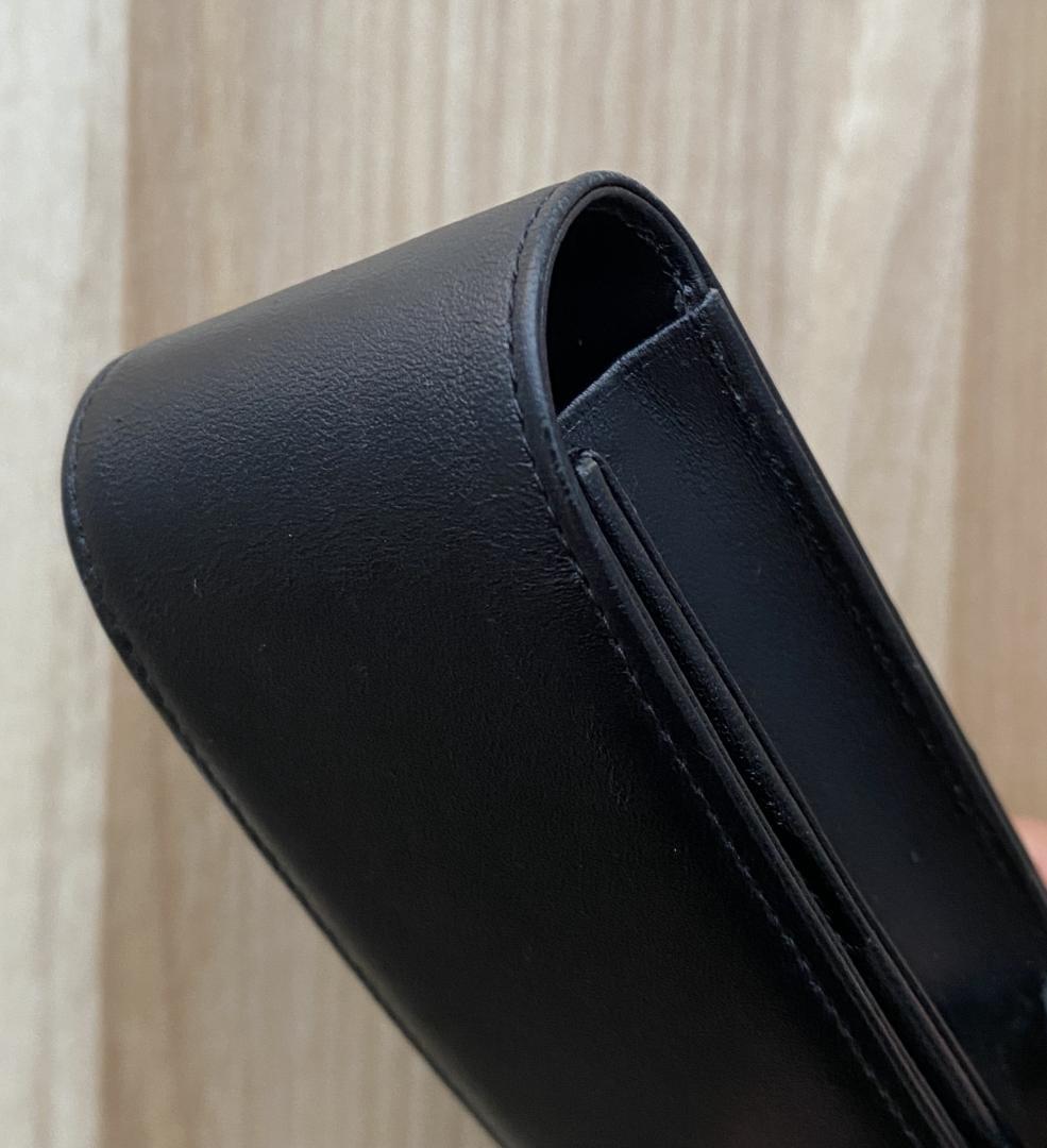 良品 モンブラン シエナ ペンポーチ ペンケース 2本用　レザー 本革 ブラック