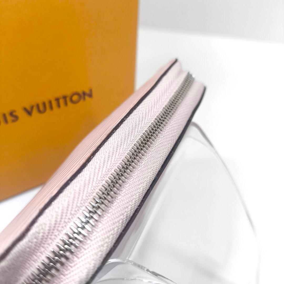 箱付 美品 ルイヴィトン エピ ジッピーパース ローズバレリーヌ ピンク