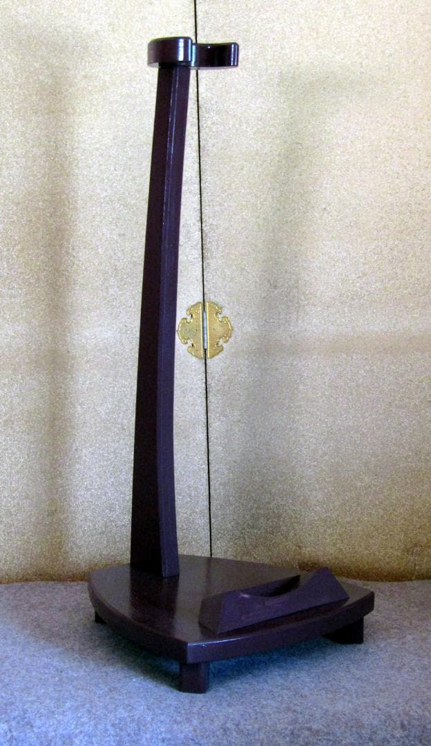 ◆ 木造薩摩琵琶設置用 琵琶架 邦楽器　弦楽器  鑑賞用　コミセン ◆