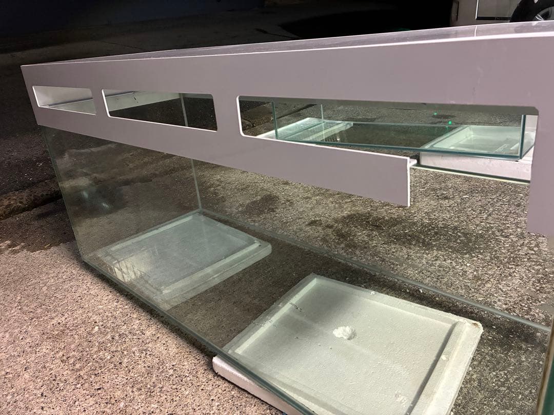 美品120cm水槽＋カバー付き！ 発送不可！