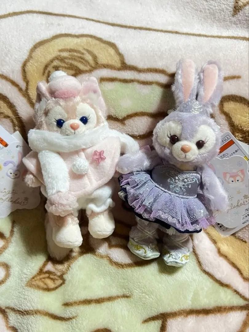 ダンシングスノーフレークス リーナベル ステラルー ぬいぐるみバッチ ディズニー