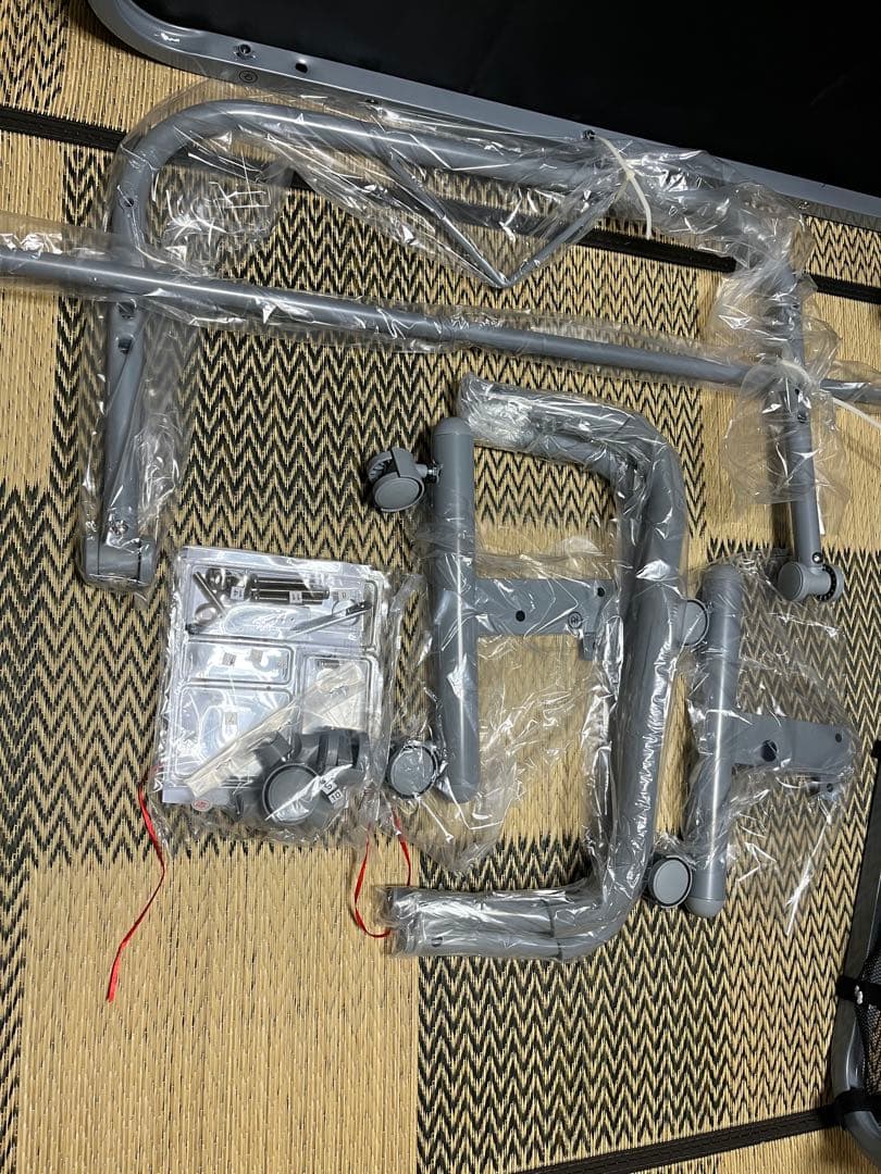 【新品未使用】折りたたみリクライニングベット　シングル