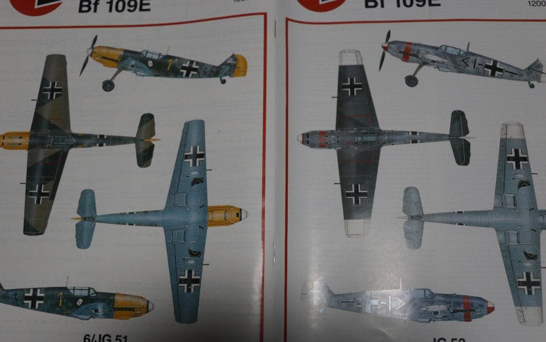 ビックスケールAIRFIX製1／２４メッサーシュミットＢｆ１０９E プラ　未組立