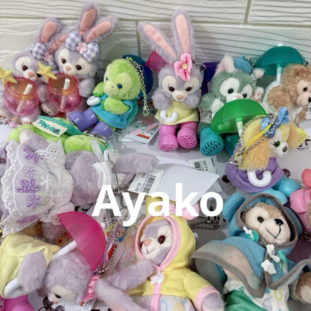 15点セット　ダッフィー　ぬいぐるみバッジ　ぬいぐるみストラップ