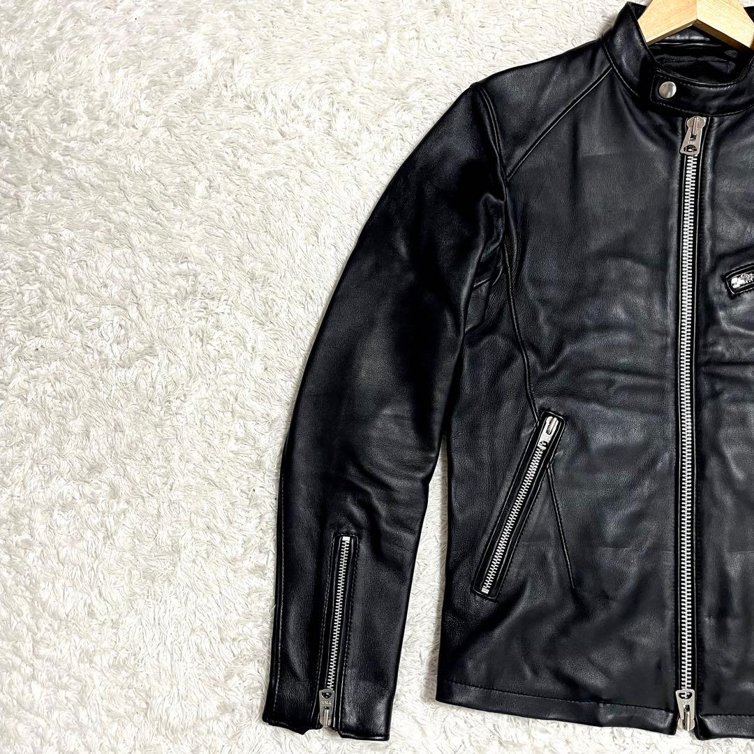 ✨美品✨ジャックローズ レザー ジャケット ライダース 羊革