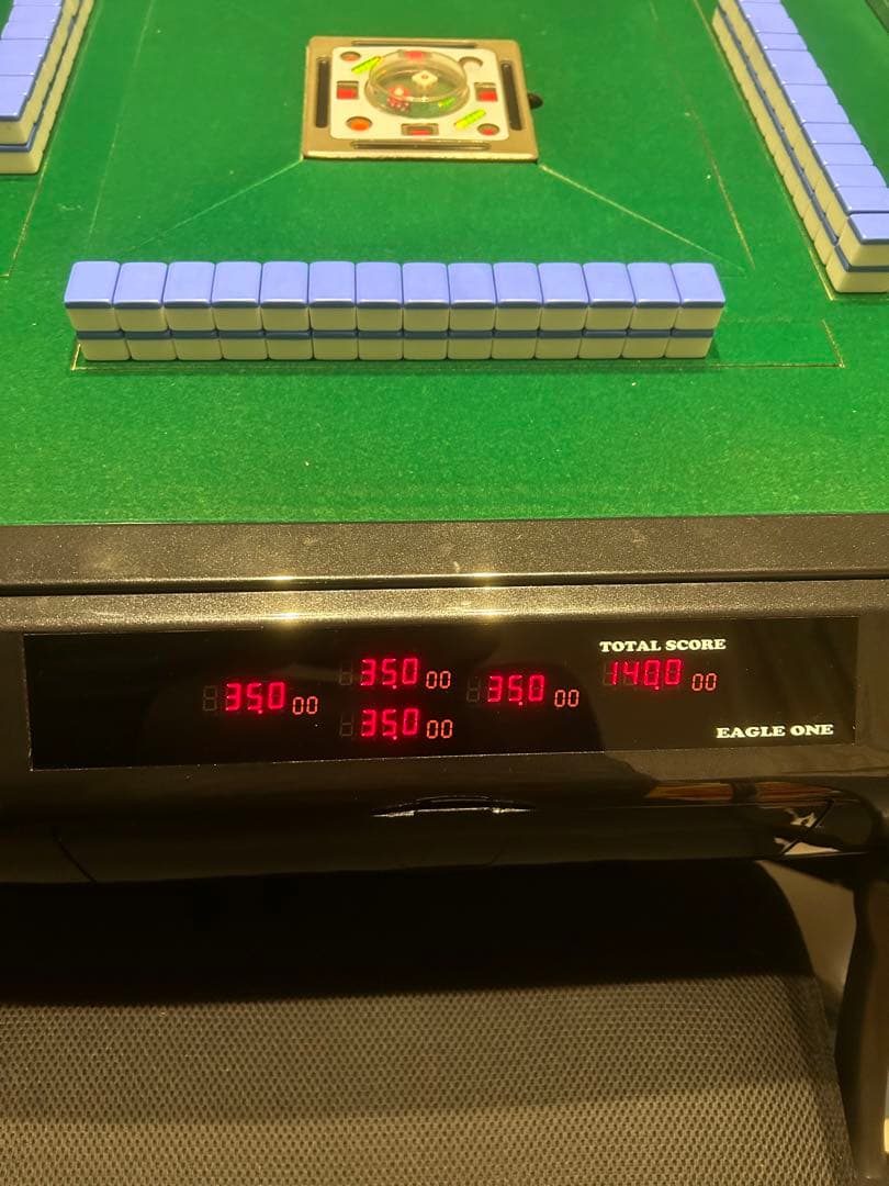 全自動麻雀卓　雀豪DOME×EAGLE ONE 点数表示デジタル麻雀卓　牌2種
