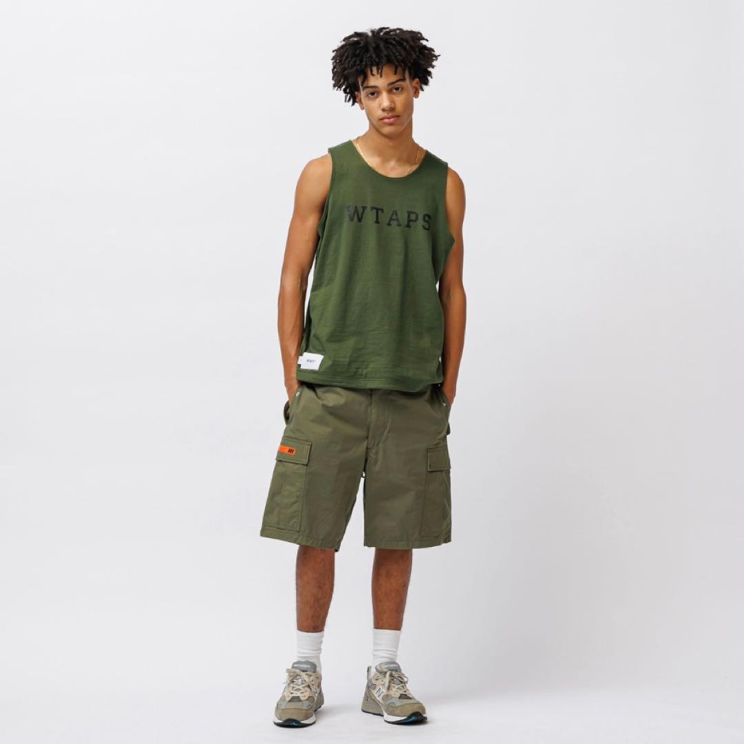 新品 WTAPS MUDDY/TANKTOP/COTTON オリーブドラブ L