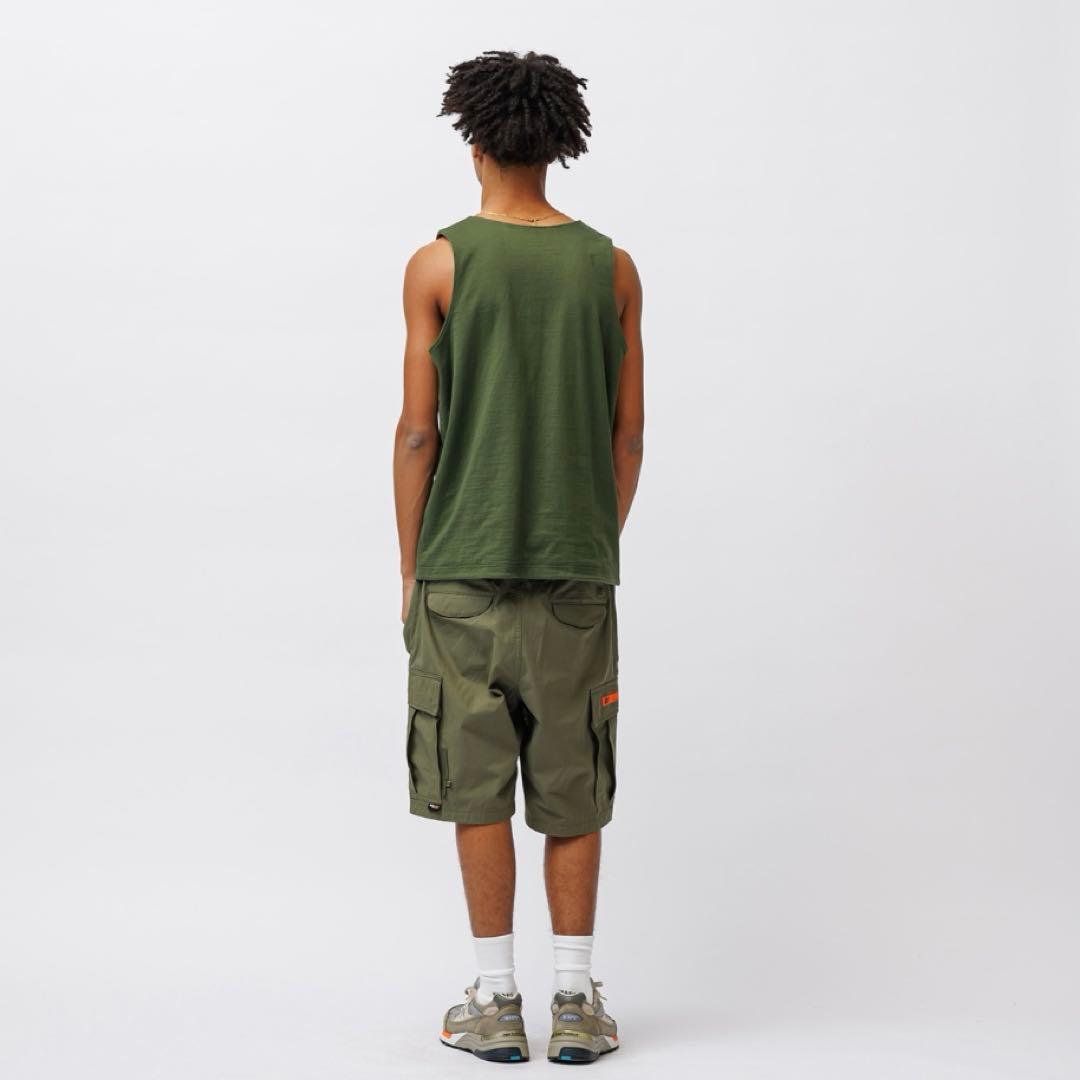 新品 WTAPS MUDDY/TANKTOP/COTTON オリーブドラブ L