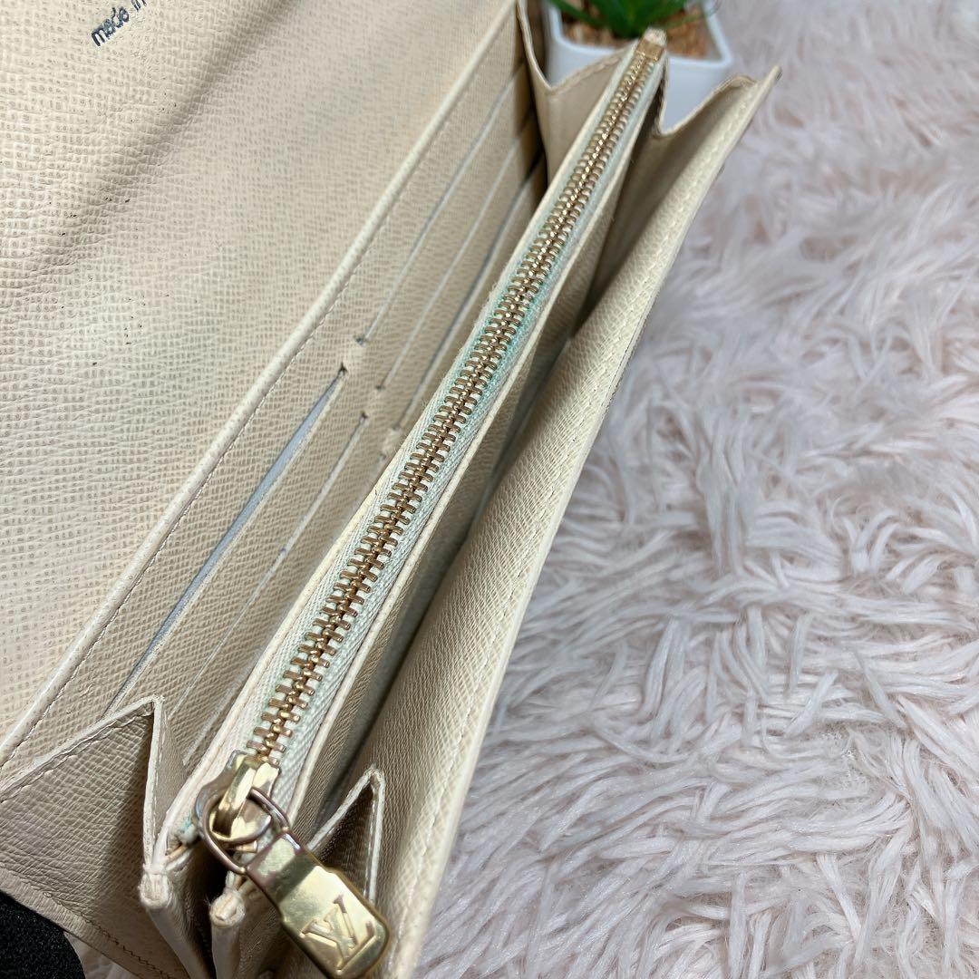 ！美品！ ルイヴィトン ダミエアズール ポルトフォイユ サラ レディース 長財布